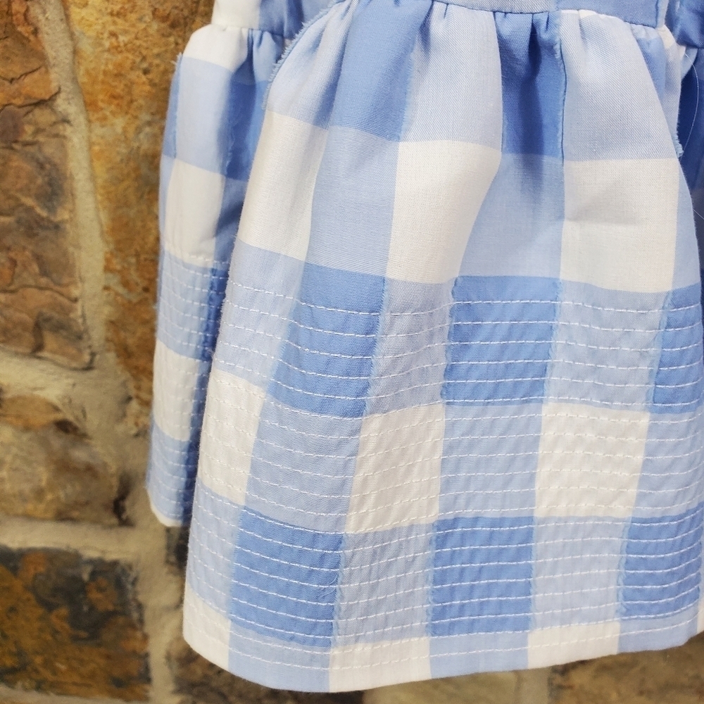 PERSIFOR S SMALL Poppy Checked Gingham Plaid Dress - Picture 7 of 11
